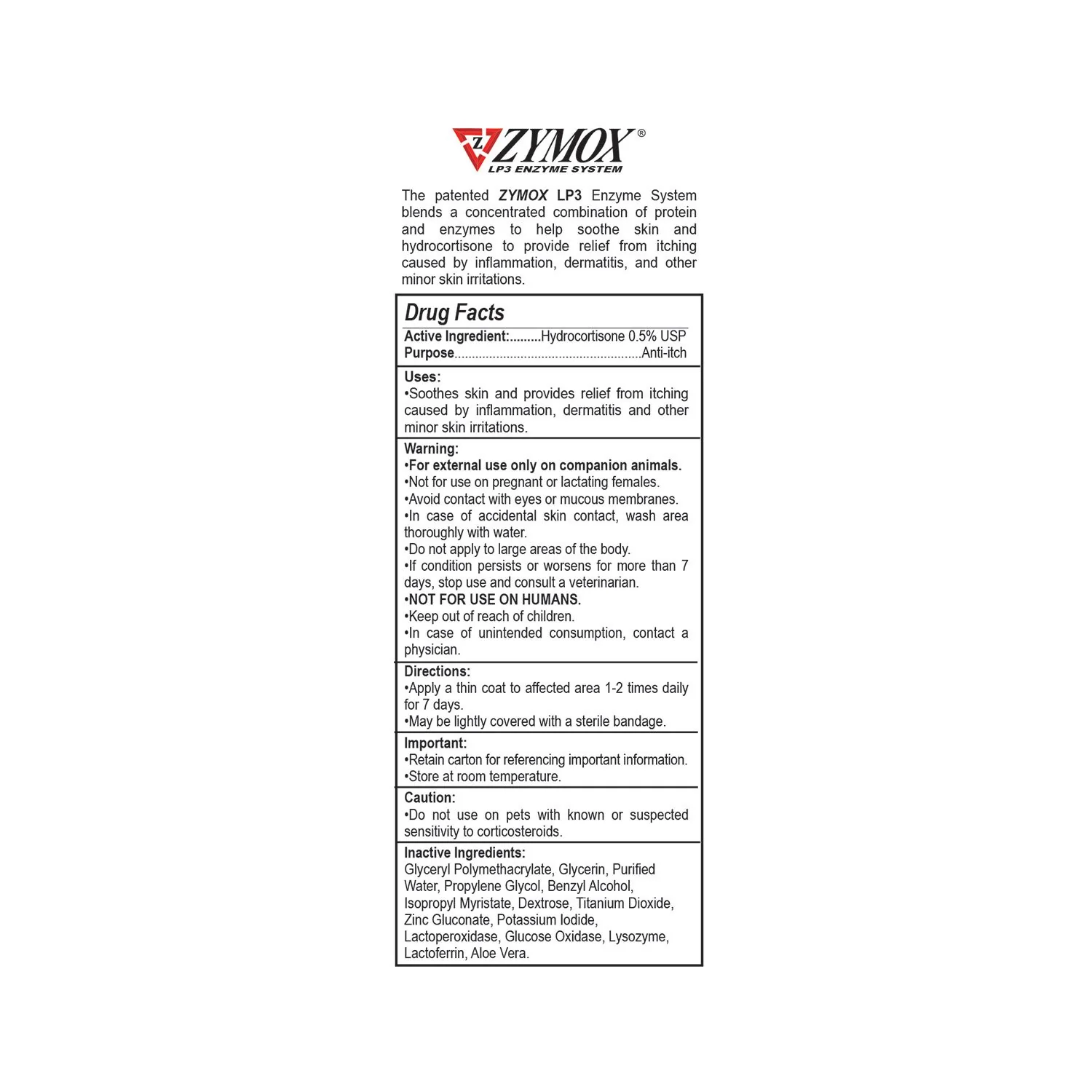 Zymox Hydrocortisone Topical Cream 1oz - Image 4