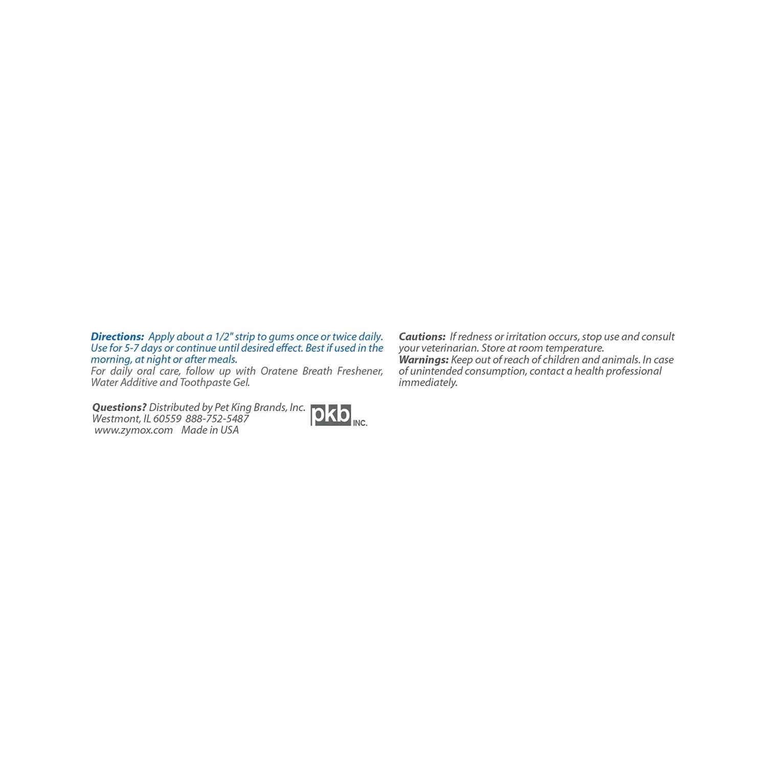 Zymox Oratene Antiseptic Gel - Image 4